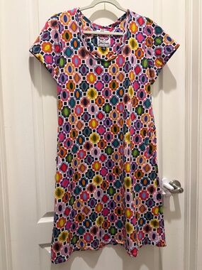 EUC Lesley Evers Phoebe Dress in Gems, XL
